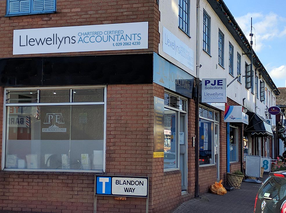 Llewellyns shop front