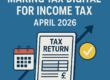 Illustration of Making Tax Digital for Income Tax starting April 2026 in the UK