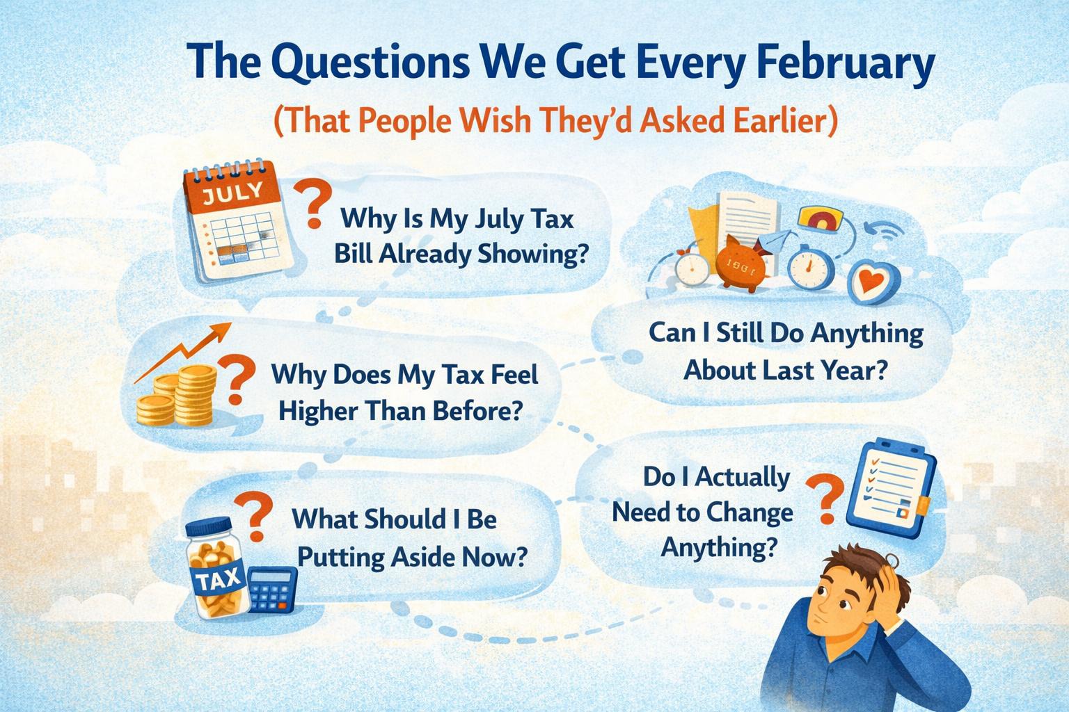 February Tax Questions Business Owners Ask Common tax questions business owners ask every February after Self Assessment