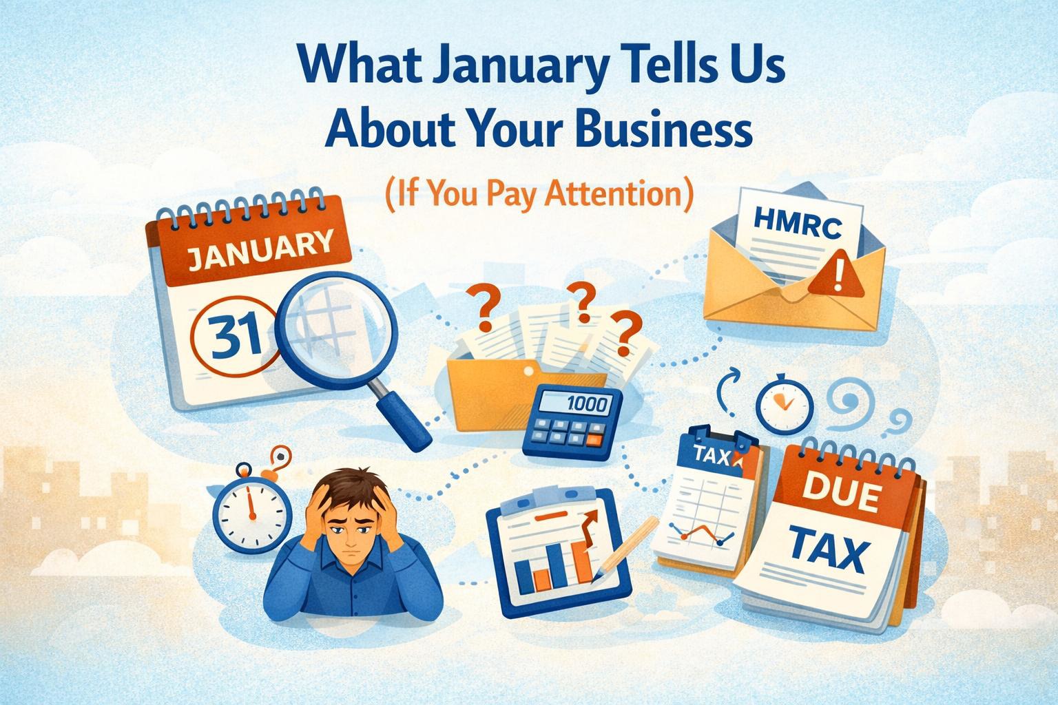 January often reveals more about a business than expected. Hereâs what the Self Assessment season quietly tells us about cashflow, planning, and systems. What January reveals about small business cashflow and tax planning in the UK