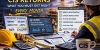 CIS returns for subcontractors monthly compliance checklist UK