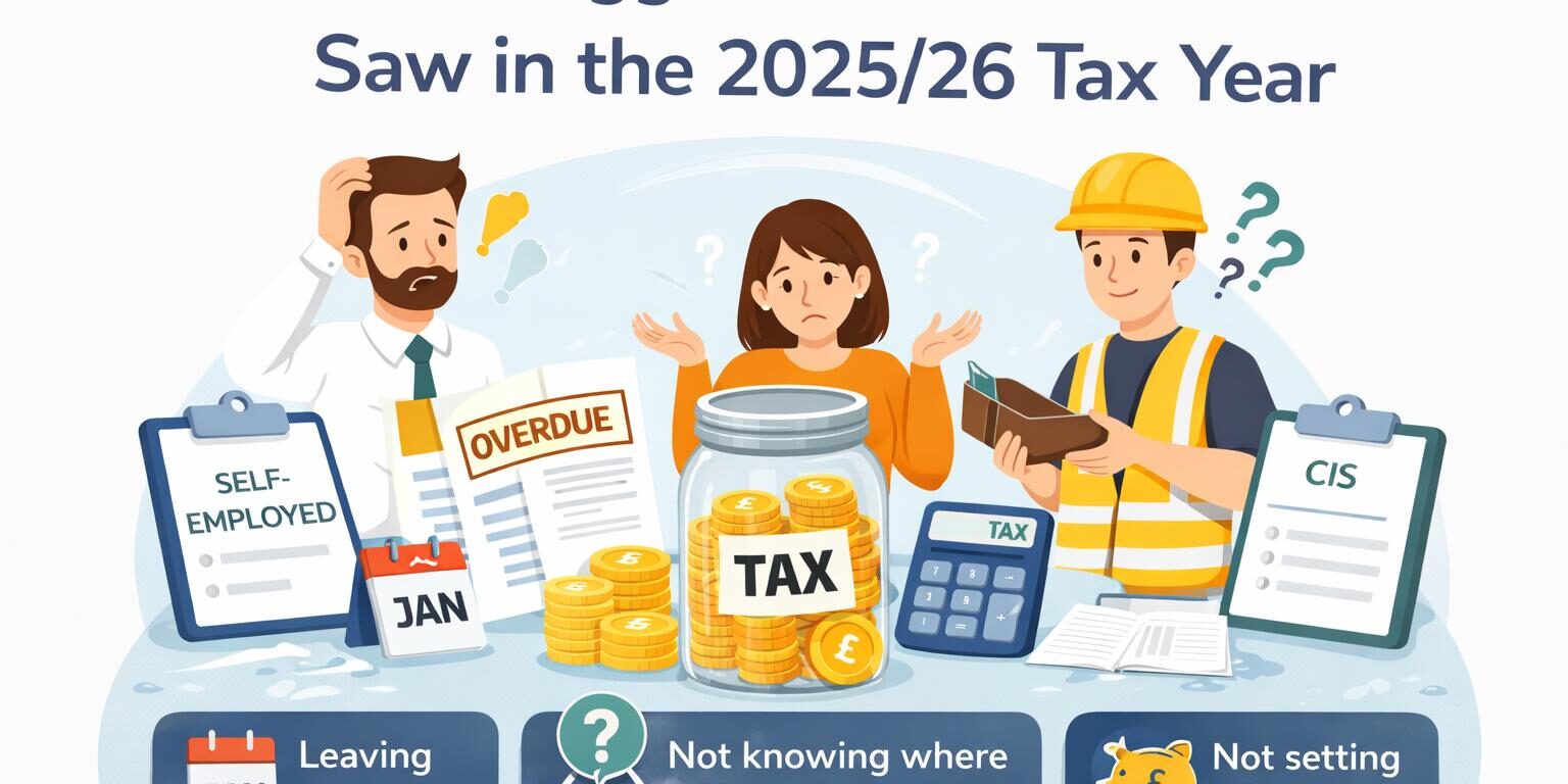 Common tax mistakes made by UK business owners and subcontractors in the 2025 26 tax year